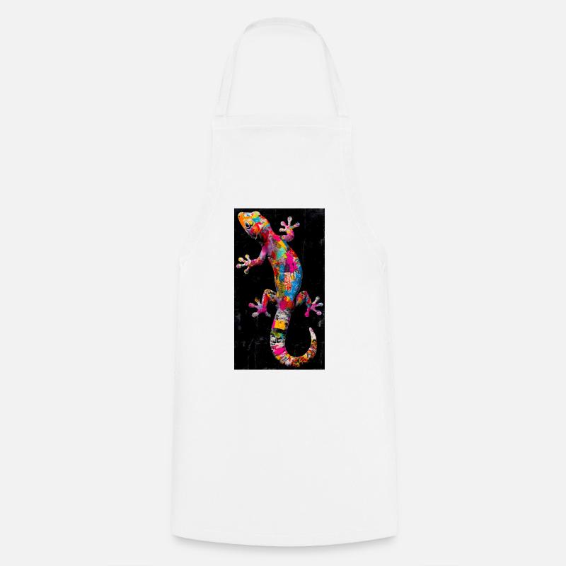 Gecko - Cooking Apron - white