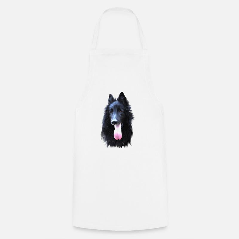 Belgian groendal - Cooking Apron - white