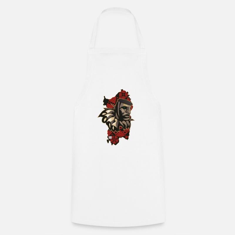 Mamuthone Sardaigne - Tablier de cuisine - blanc