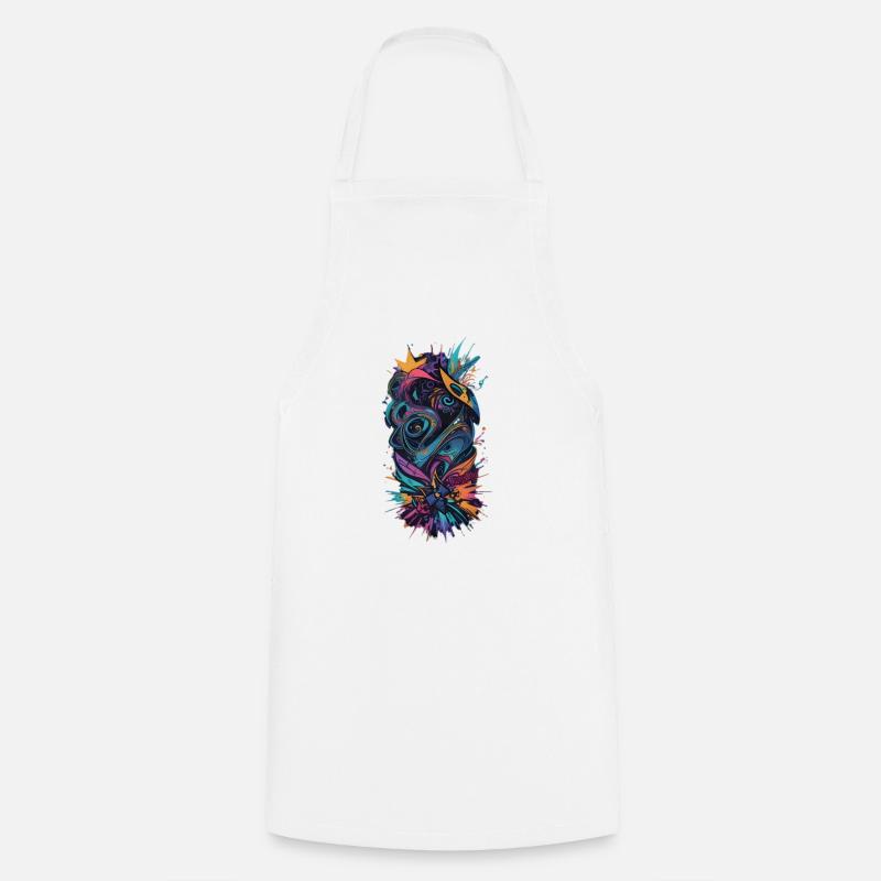 Art abstrait 2 - Tablier de cuisine - blanc