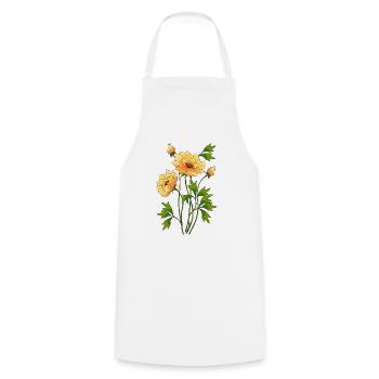Fleur - Tablier de cuisine - blanc - Devant - AI Model Male 185 dark (185cm)