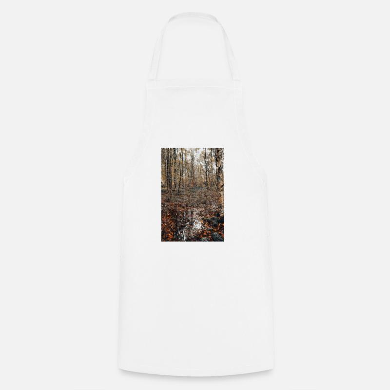 Forest - Cooking Apron - white