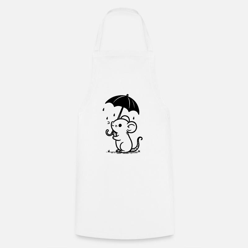 Souris - Tablier de cuisine - blanc