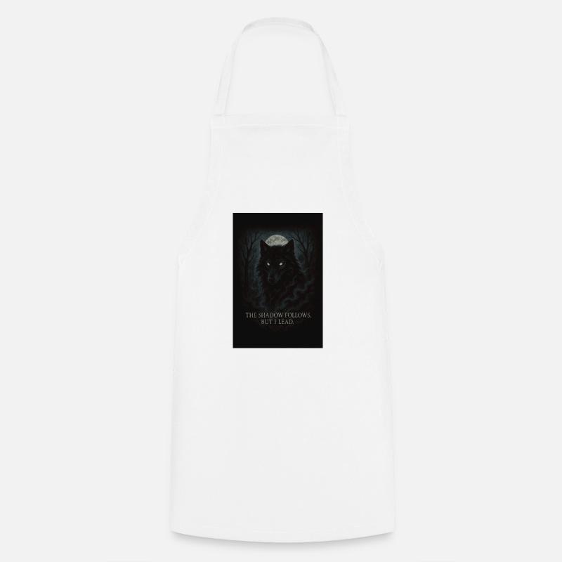 Shadow Alpha – Mystic Wolf (Schattenwolf) - Kochschürze - Weiß
