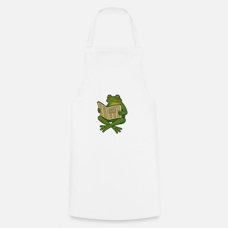 Frog - Cooking Apron - white