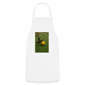 Sport - Minigolf - Tablier de cuisine - blanc - Devant - AI Model Male 185 dark (185cm)