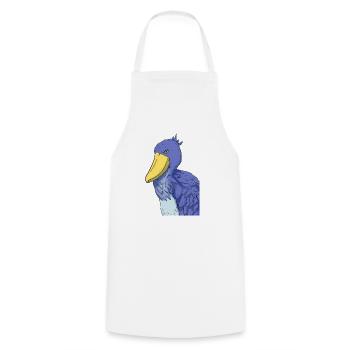 Schuhschnabel Vogel Ornithologe Wald I Geschenk - Kochschürze - Weiß - Vorne - AI Model Male 185 dark (185cm)