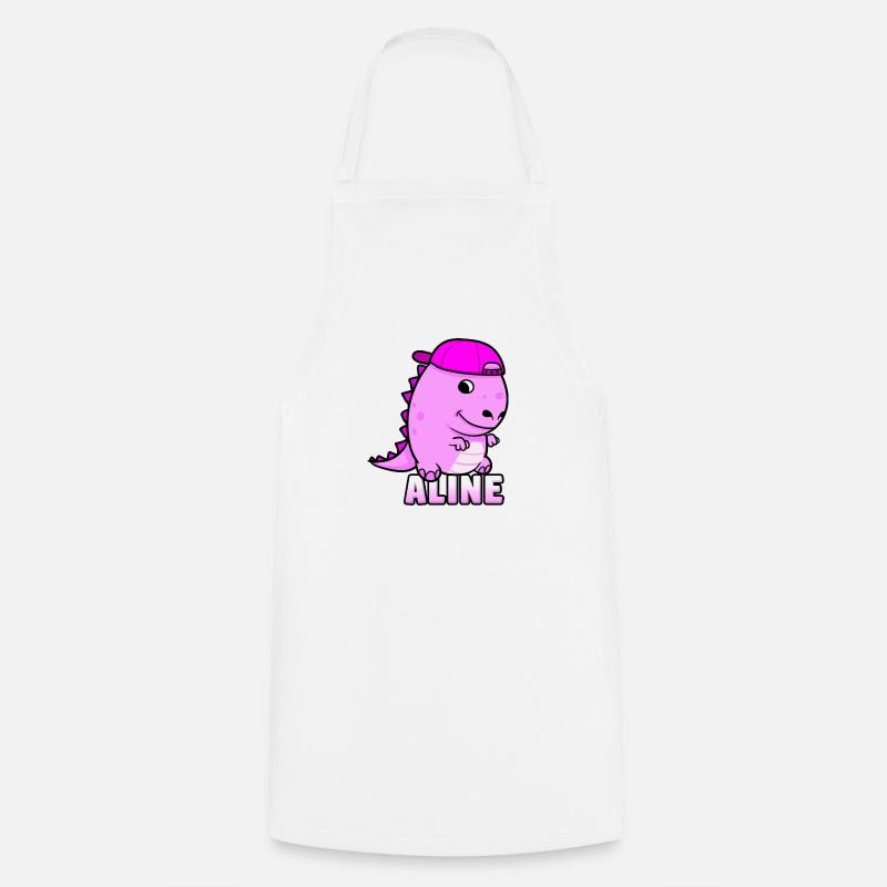 Aline birthday gift - Cooking Apron - white