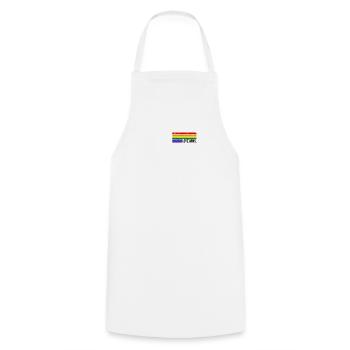love wins - LGBT Regenbogen - Gleichheit - Kochschürze - Weiß - Vorne - AI Model Male 185 dark (185cm)