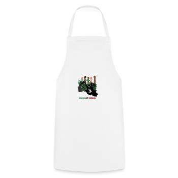 Iran Revolution | Women. Life. Freedom - Kochschürze - Weiß - Vorne - AI Model Male 185 dark (185cm)