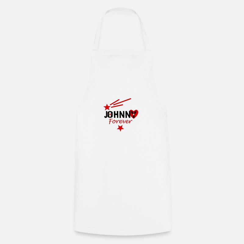 Johnny forever - Tablier de cuisine - blanc