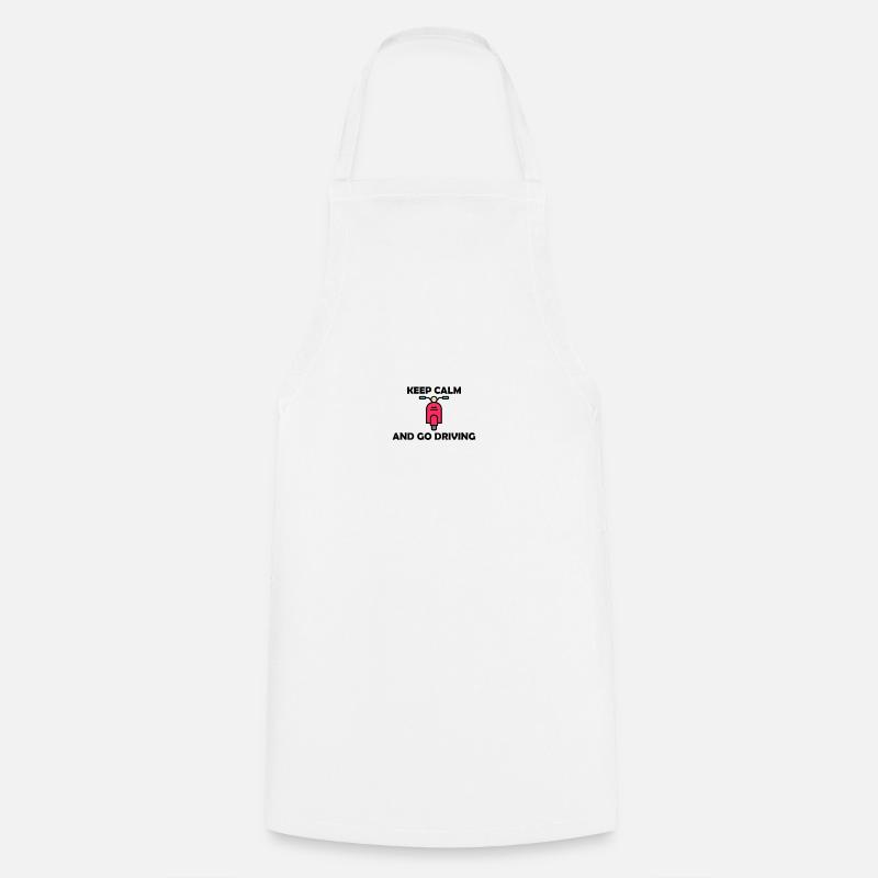 Scooter motorcycle gift idea - Cooking Apron - white