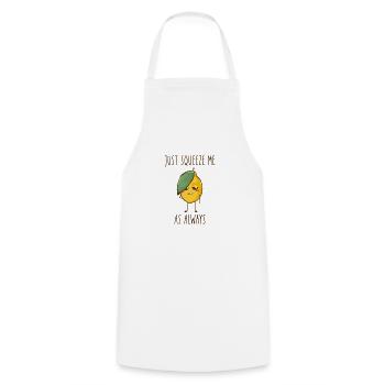Lemon Comic Chibi Anime Emo Gothic Gift - Cooking Apron - white - Front - AI Model Male 185 dark (185cm)