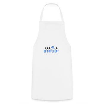 Fencing Fencer Funny Sport Saying Logo Gift - Cooking Apron - white - Front - AI Model Male 185 dark (185cm)