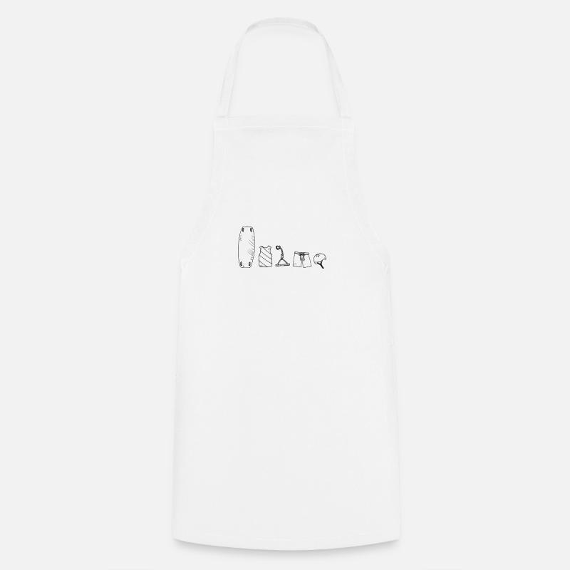 Chemise de wakeboard et de kitesurf - Tablier de cuisine - blanc