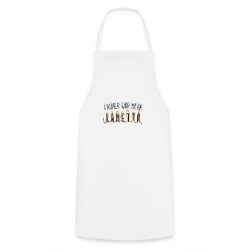 Früher Mehr Lametta Filmzitat Weihnachten Spruch - Kochschürze - Weiß - Vorne - AI Model Male 185 dark (185cm)