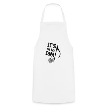 Musique DNA Note Musiciens Orchestre Chef d’orchestre Chœur - Tablier de cuisine - blanc - Devant - AI Model Male 185 dark (185cm)