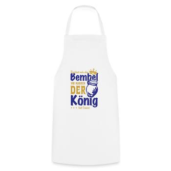 König Äppelwoi Apfelwein Hessen Hessisch Babbel - Kochschürze - Weiß - Vorne - AI Model Male 185 dark (185cm)