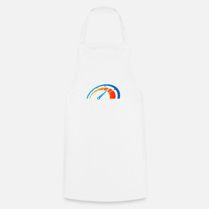 Speedometer - Cooking Apron - white