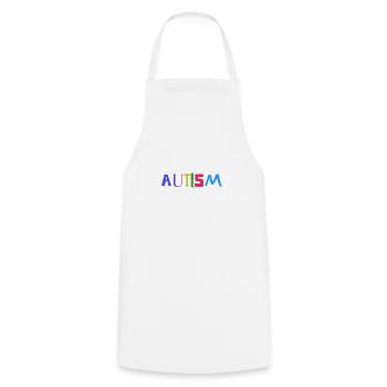 AUTISMUS - Autism Geschenk awareness Bunt - Kochschürze - Weiß - Vorne - AI Model Male 185 dark (185cm)