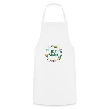 big sister - big sister - Cooking Apron - white - Front - AI Model Male 185 dark (185cm)