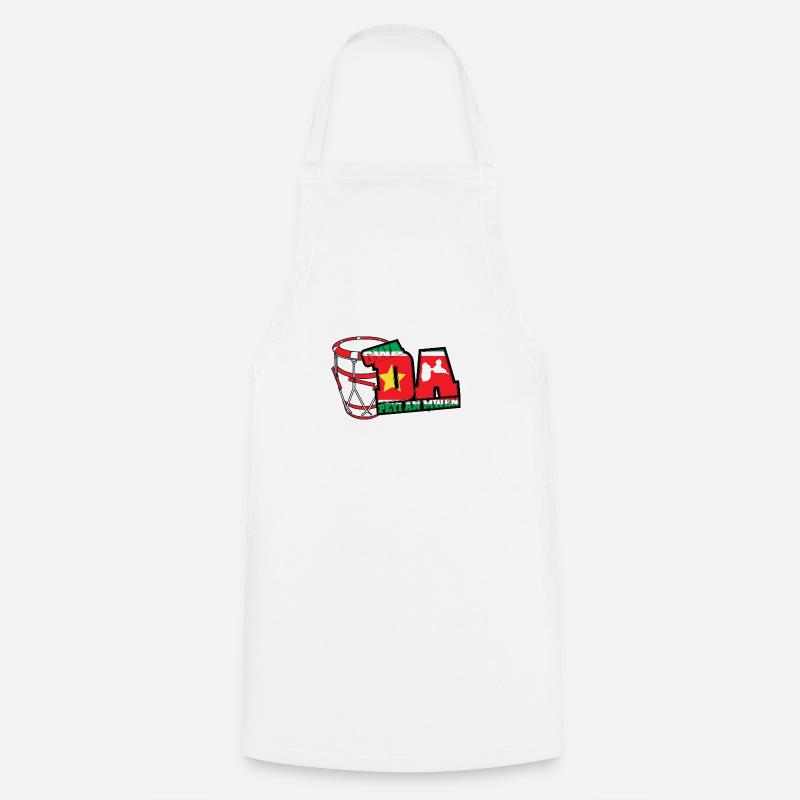 gwada peyi an mwen drapeau indépendantise gwada - Tablier de cuisine - blanc