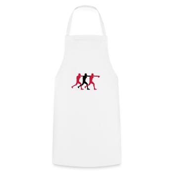 boxer - Cooking Apron - white - Front - AI Model Male 185 dark (185cm)