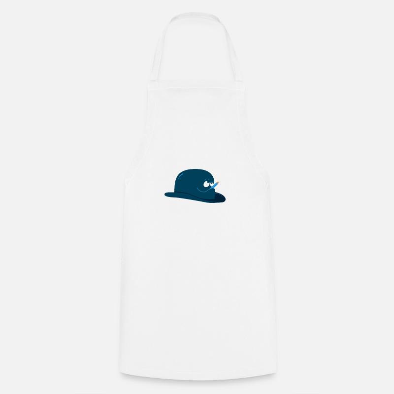 Thinking hat - Cooking Apron - white
