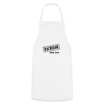 Bachelor Party Crew - Kochschürze - Weiß - Vorne - AI Model Male 185 dark (185cm)