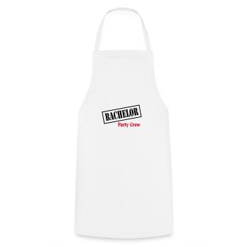 Bachelor Party Crew - Kochschürze - Weiß - Vorne - AI Model Male 185 dark (185cm)