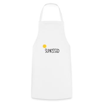 Sun Kissed Sunny Day Sunshine Holiday - Cooking Apron - white - Front - AI Model Male 185 dark (185cm)