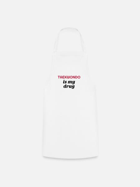 Taekwondo Taekwondoin Tae-Kwon-Do Tae Kwon Do - Cooking Apron - white