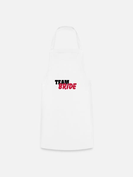 Team Bride - Kochschürze - Weiß