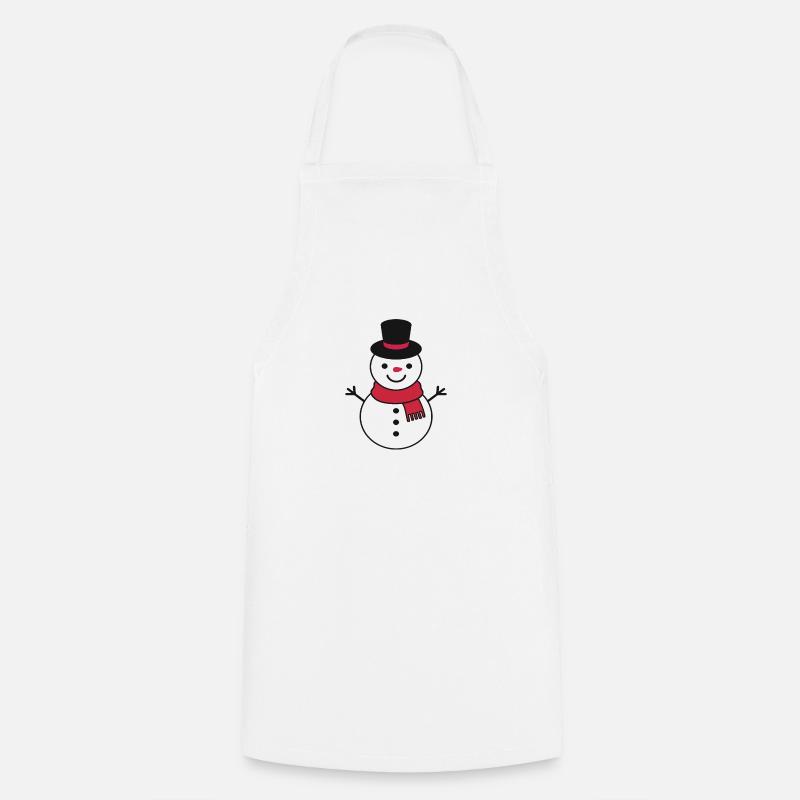 SNOWMAN SNOWMAN - Cooking Apron - white