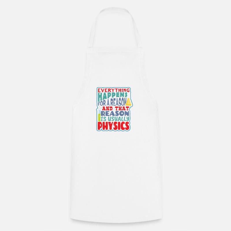 professeur de physique - Tablier de cuisine - blanc