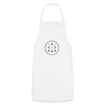 scout - Cooking Apron - white - Front - AI Model Male 185 dark (185cm)
