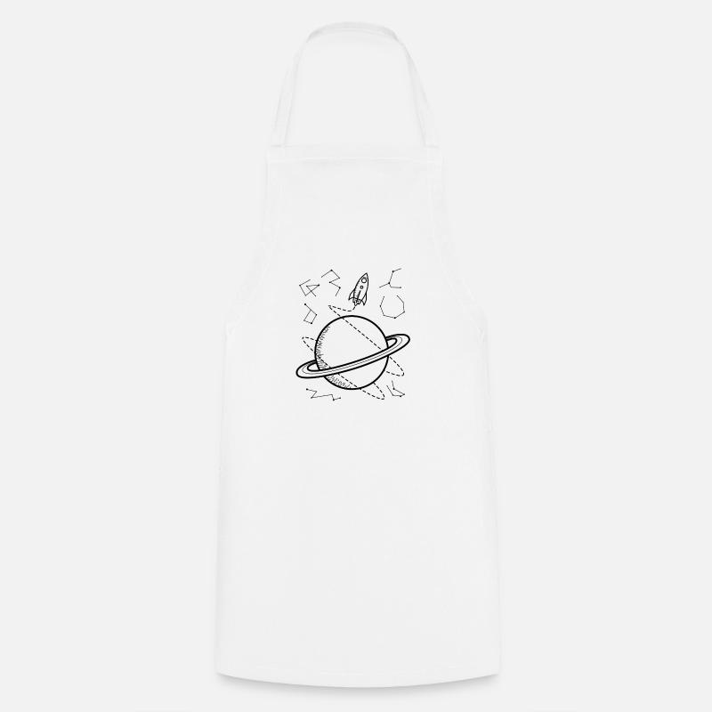 Saturn - Lost in space - Cooking Apron - white
