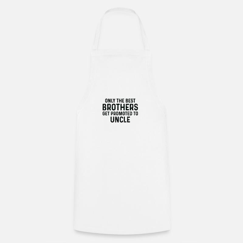 Promu Oncle, Oncle Reveal, First Time Uncl - Tablier de cuisine - blanc