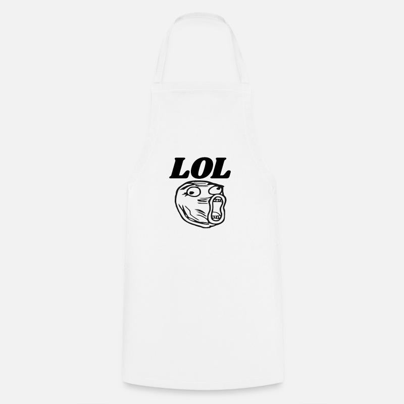 LOL - Tablier de cuisine - blanc
