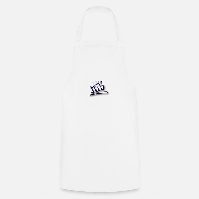 C'est John - Tablier de cuisine - blanc
