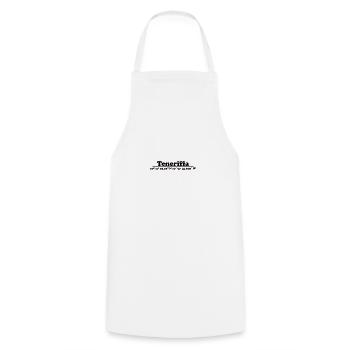Teneriffa Koordinaten - Kochschürze - Weiß - Vorne - AI Model Male 185 dark (185cm)