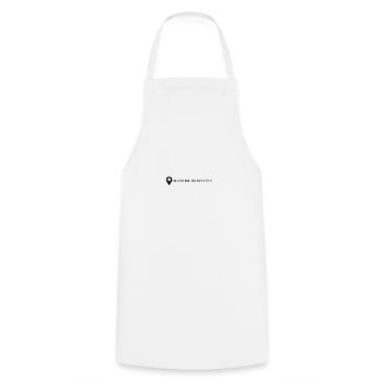 Coordonnées de Karlsruhe - Tablier de cuisine - blanc - Devant - AI Model Male 185 dark (185cm)
