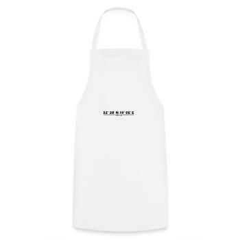 Coordonnées de Celle - Tablier de cuisine - blanc - Devant - AI Model Male 185 dark (185cm)