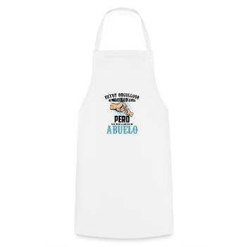 Orgulloso De Muchas Cosas, Nada Supera De Ser - Tablier de cuisine - blanc - Devant - AI Model Male 185 dark (185cm)