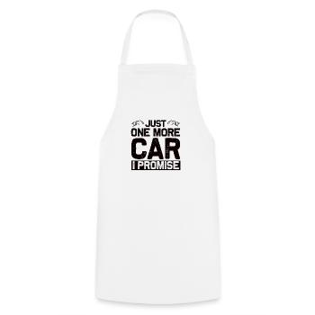 Exotic Car Motor Lovers - Cooking Apron - white - Front - AI Model Male 185 dark (185cm)
