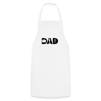 Photographer Father Photography Camera - Cooking Apron - white - Front - AI Model Male 185 dark (185cm)