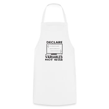 Softwareentwickler Programmierer Geschenk - Kochschürze - Weiß - Vorne - AI Model Male 185 dark (185cm)