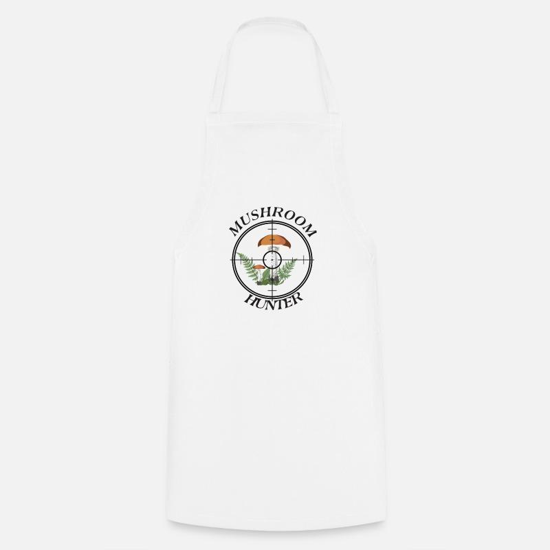 CHASSEUR DE CHAMPIGNONS - Tablier de cuisine - blanc