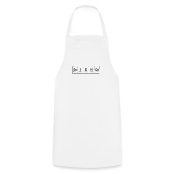 Chimie Chimiste Scientifique Baccalauréat Master - Tablier de cuisine - blanc - Devant - AI Model Male 185 dark (185cm)