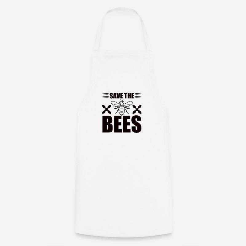 Abeille - Tablier de cuisine - blanc